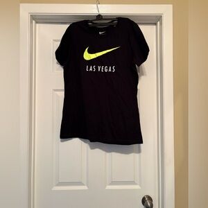 RARE! Nike Black Tee with Vibrant Yellow Swoosh